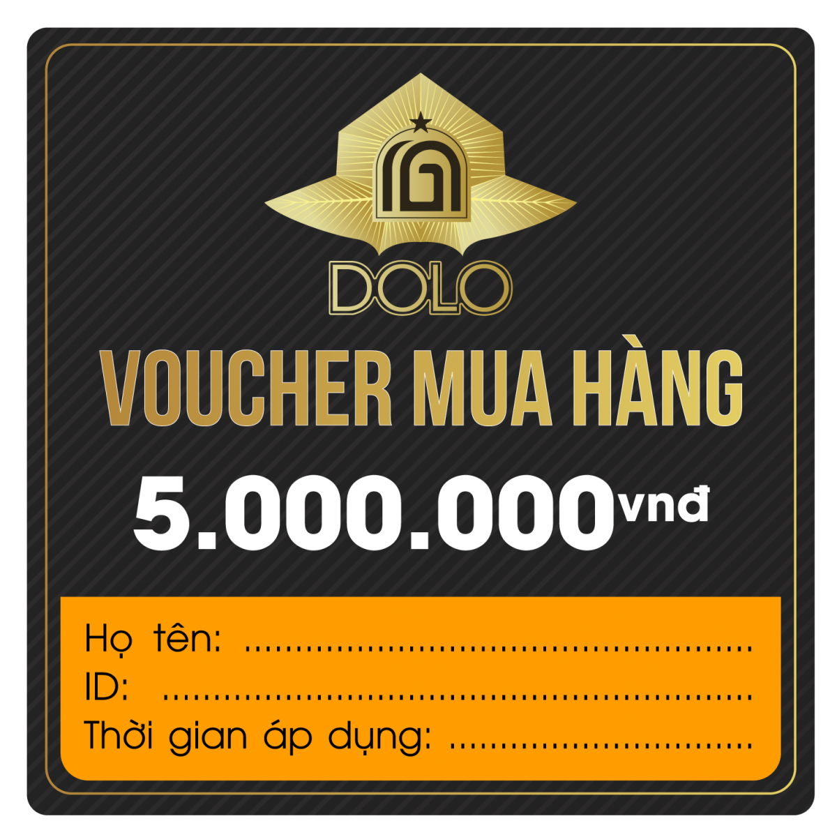 DOLO - Voucher mua hàng 5 triệu