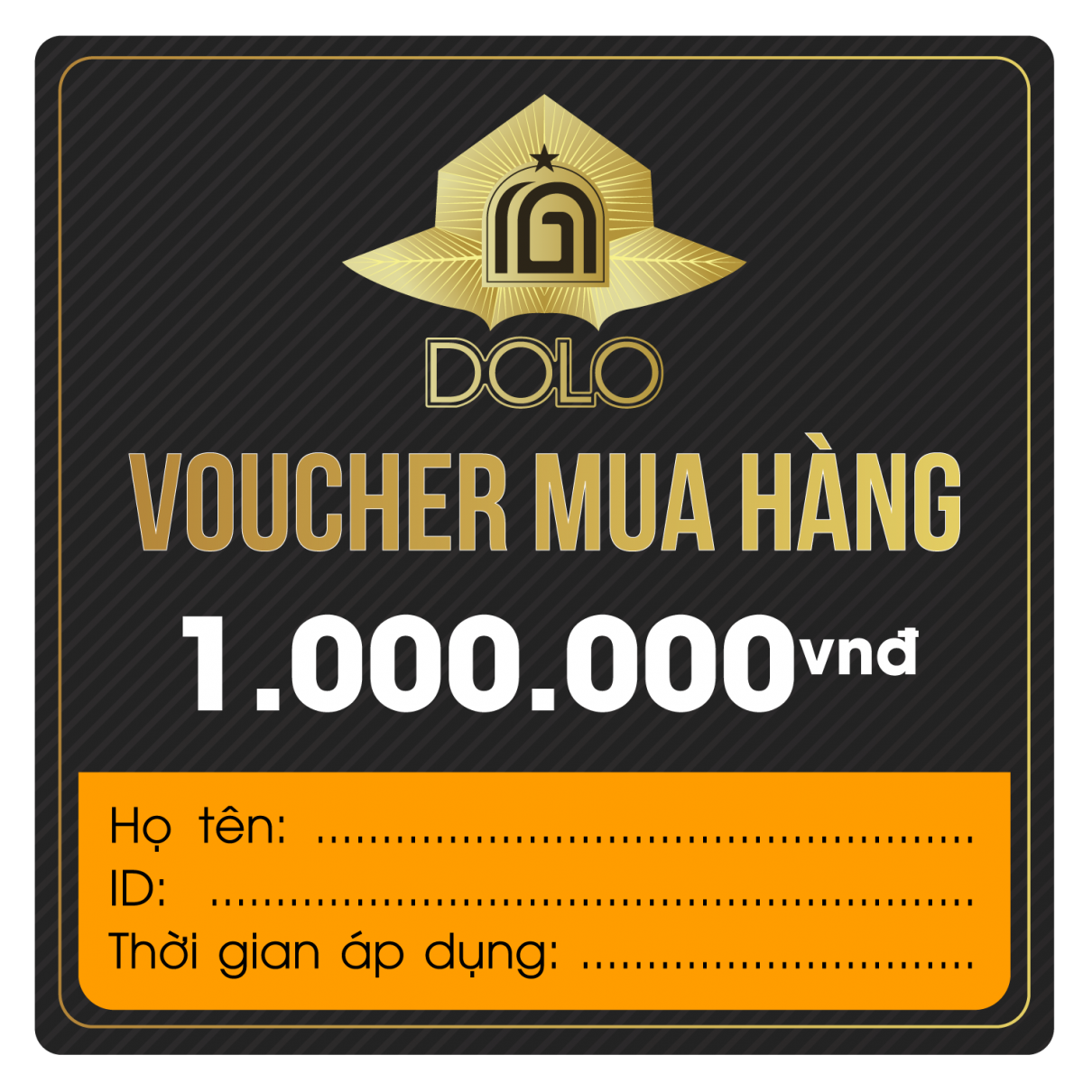 DOLO - Voucher mua hàng 1 triệu