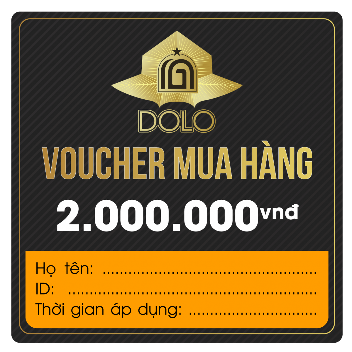 DOLO - Voucher mua hàng 2 triệu