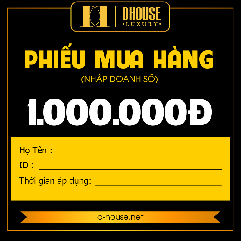 DHOUSE - Voucher MH Dhouse 1 triệu
