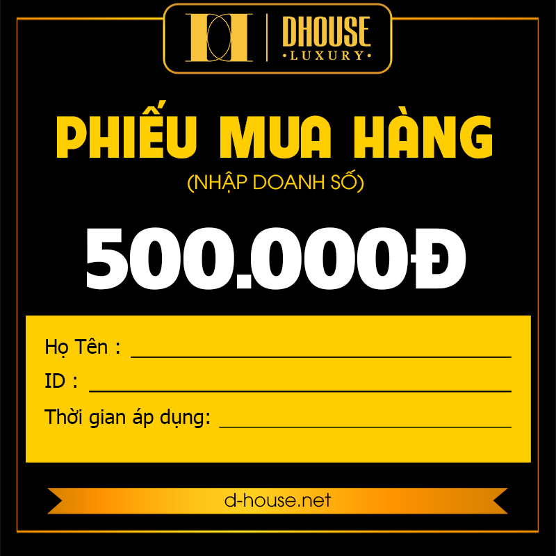 DHOUSE - Voucher MH Dhouse 500k