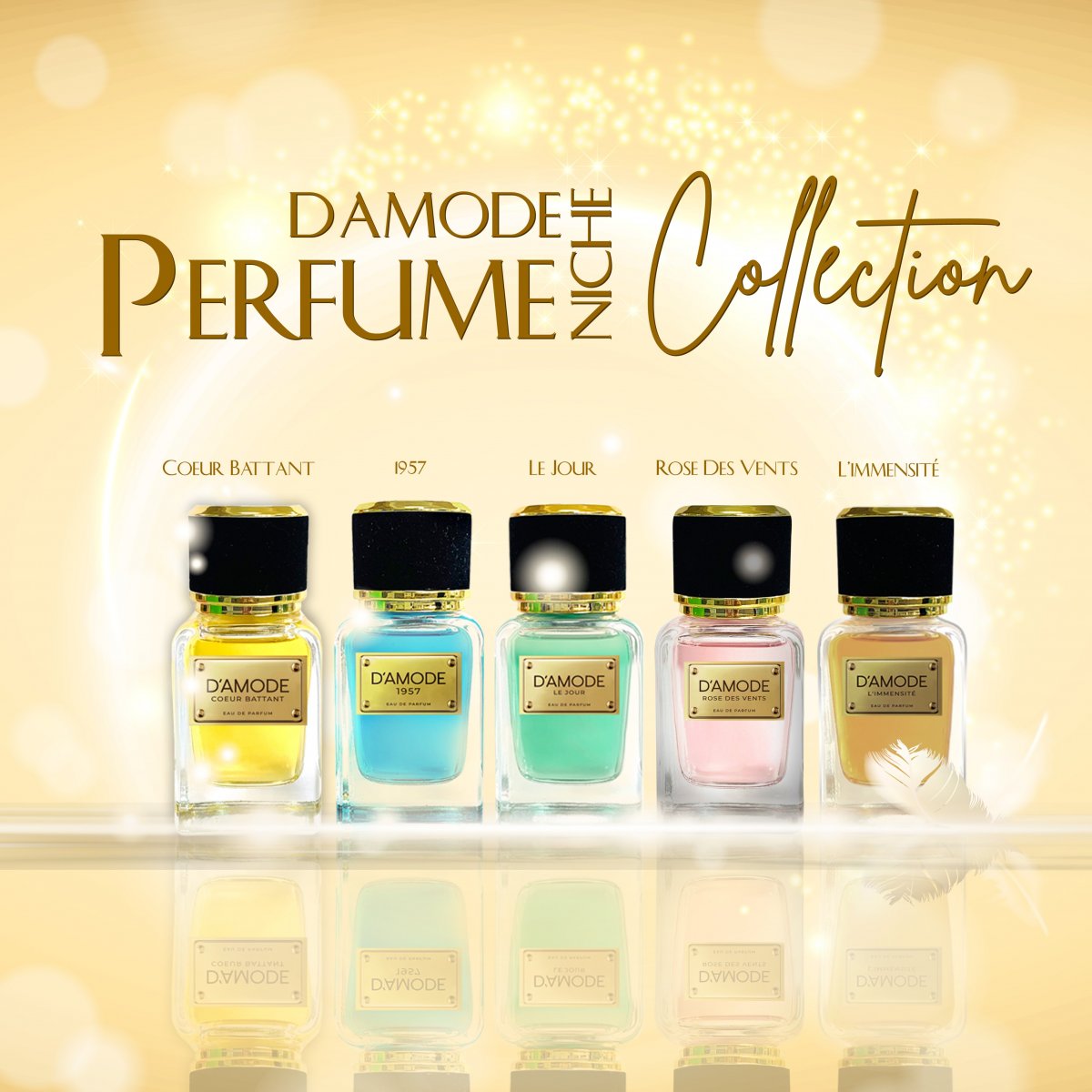 Combo Niche Perfume ( Full size 5 mùi hương - 1957+Battant+Lejour+L\\'mensite+Rose) 