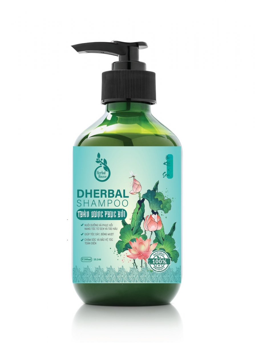 Dầu Gội Phục Hồi Tóc Hư Tổn - DHerbal Shampoo
