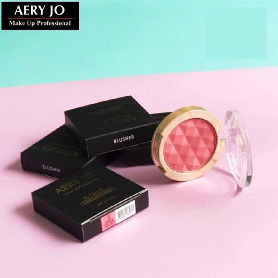 Milky Dress - Phấn má hồng Aery Jo Blusher - No03 - san hô đậm