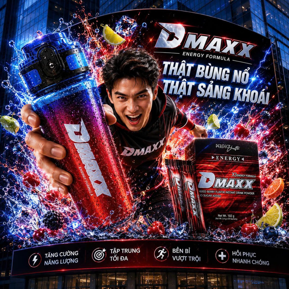DMaxx Energy Formula - No sugar Added