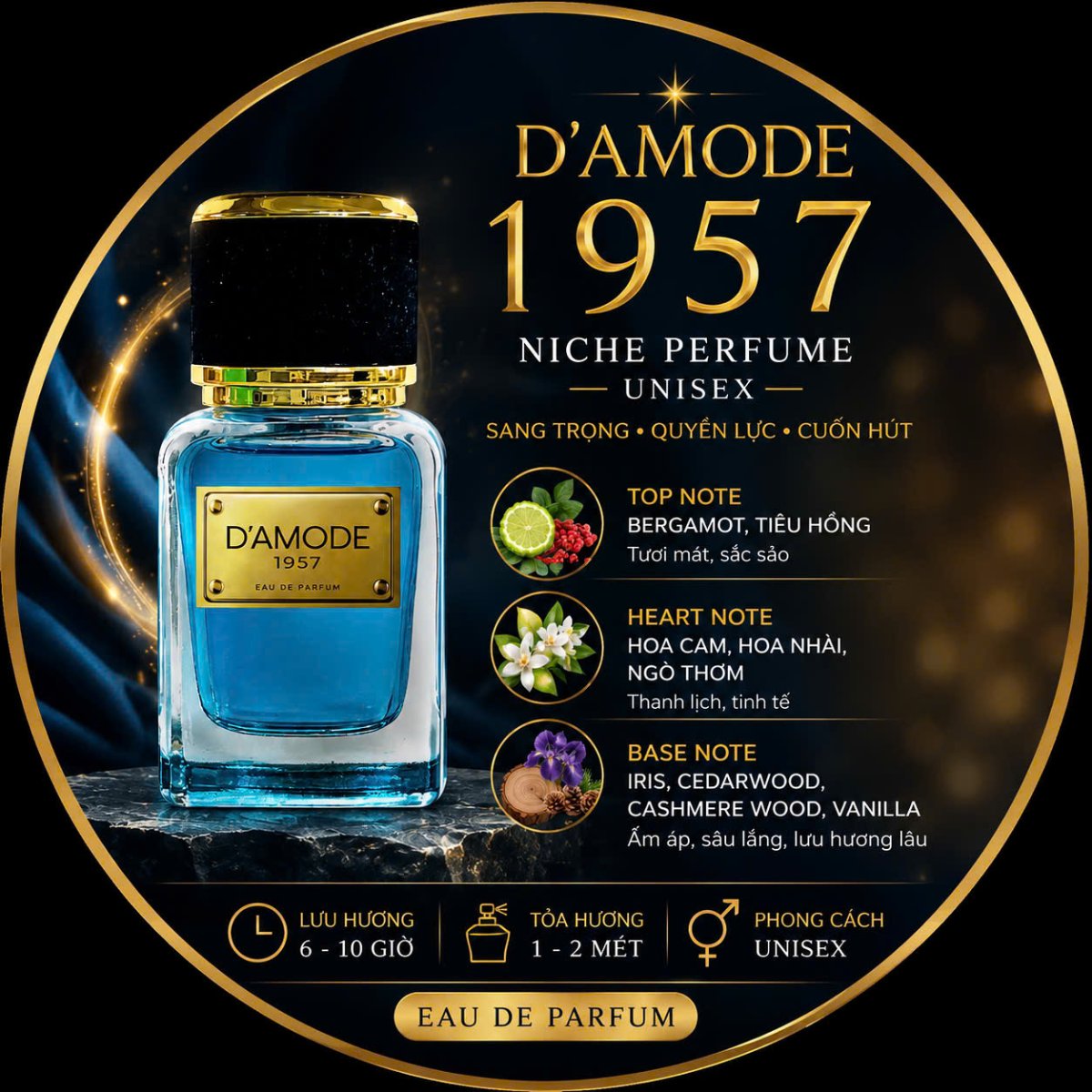 D Amode 1957  - Unisex ( Men,Women, LGBT) Quý Ông thành đạt - Quý Cô Quyền lực