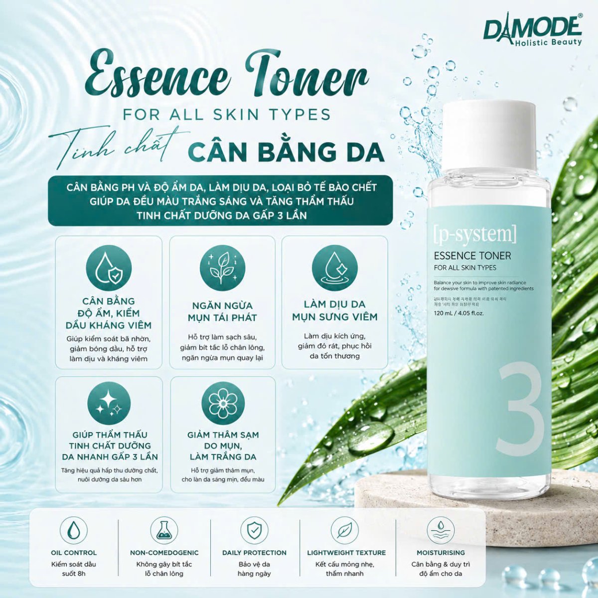 Essence Toner - Tinh chất cân bằng, sáng da dành cho mọi loại da