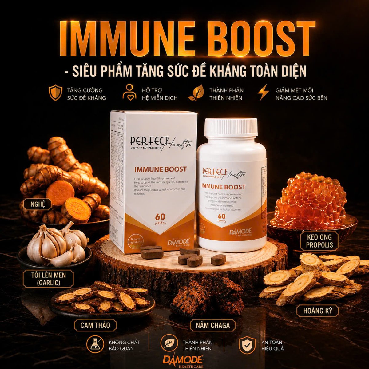 Immune Boost - Siêu Phẩm Tăng Cường Sức Đề Kháng Toàn Diện