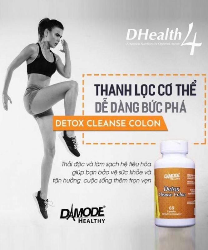 Detox Cleanse Colon - Đào thải độc tố Hệ tiêu hóa