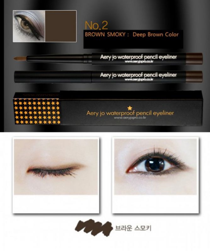 Milky Dress - Chì kẻ viền mắt Aery Jo Waterproof Pencil Eyeline (đen)
