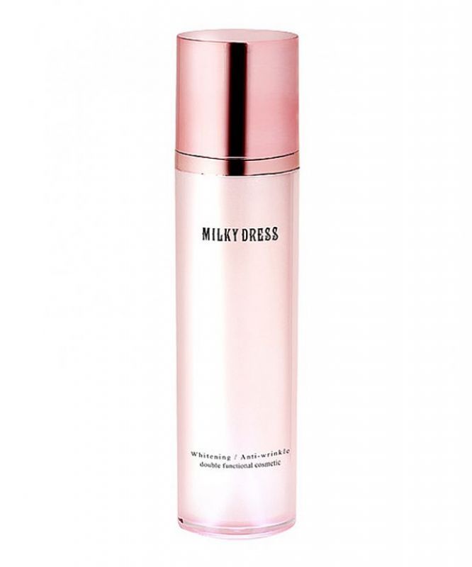 Milky Dress - Nước hoa hồng dưỡng trắng chống lão hoá - Sweet Rosy Toner- 130ml